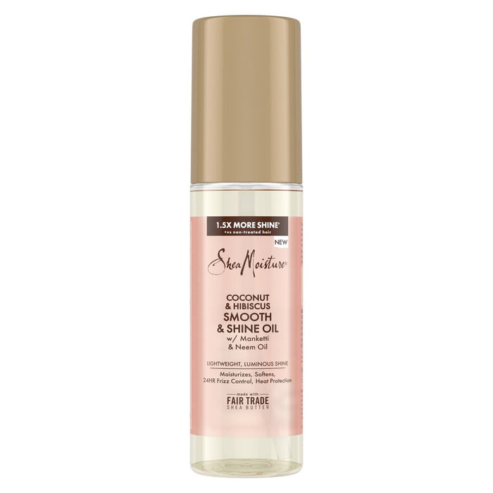 SheaMoisture Coconut and Hibiscus Smooth + Shine Hair Oil - 3.3 fl oz
