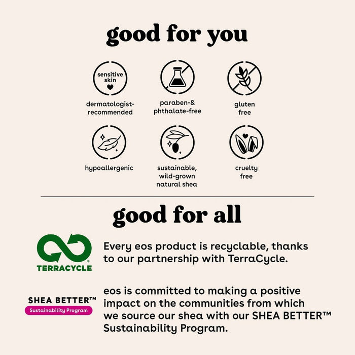 eos 100% Natural Fruity Lip Balm Variety Pack - 0.56oz/4pk