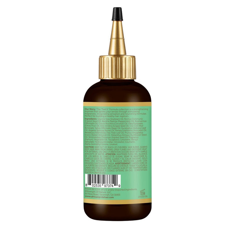African Pride Feel It Formula Strengthening Oil Hair Treatment - 4 fl oz