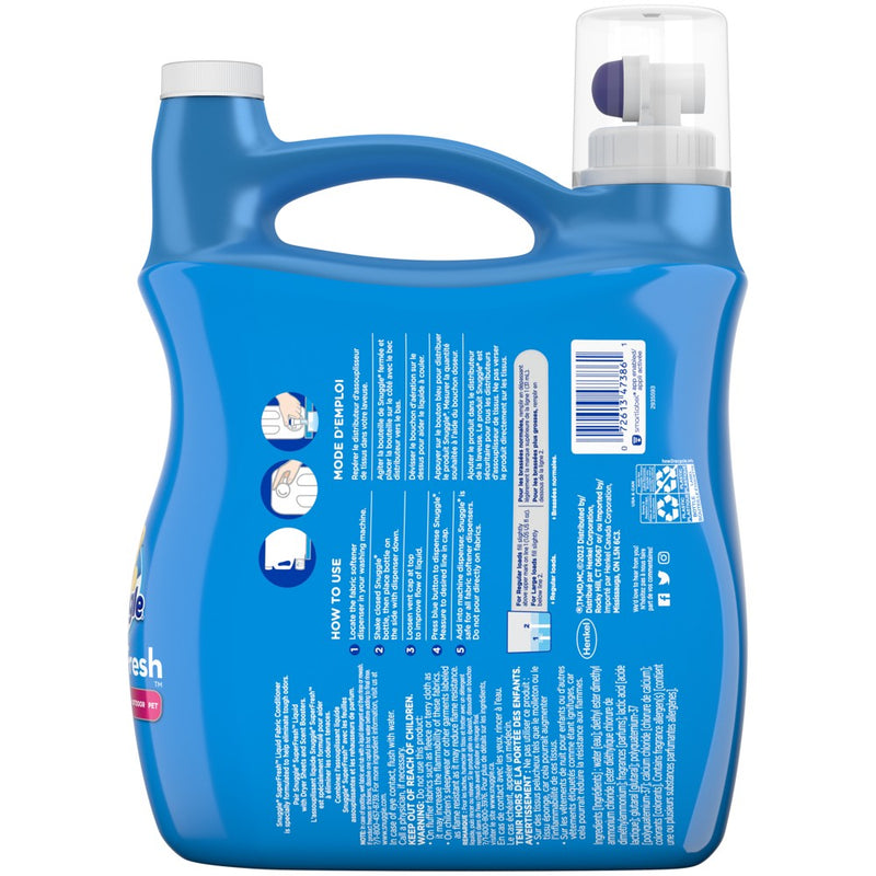Snuggle Plus Liquid Spring Burst Fabric Softener - 89 fl oz