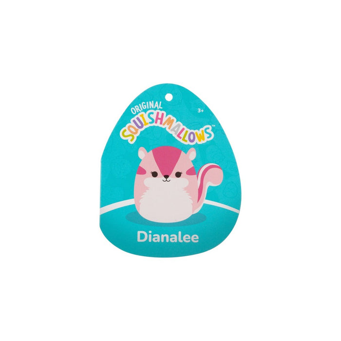 Squishmallows 11'' Dianalee Pink Chipmunk with Fuzzy Belly Plush