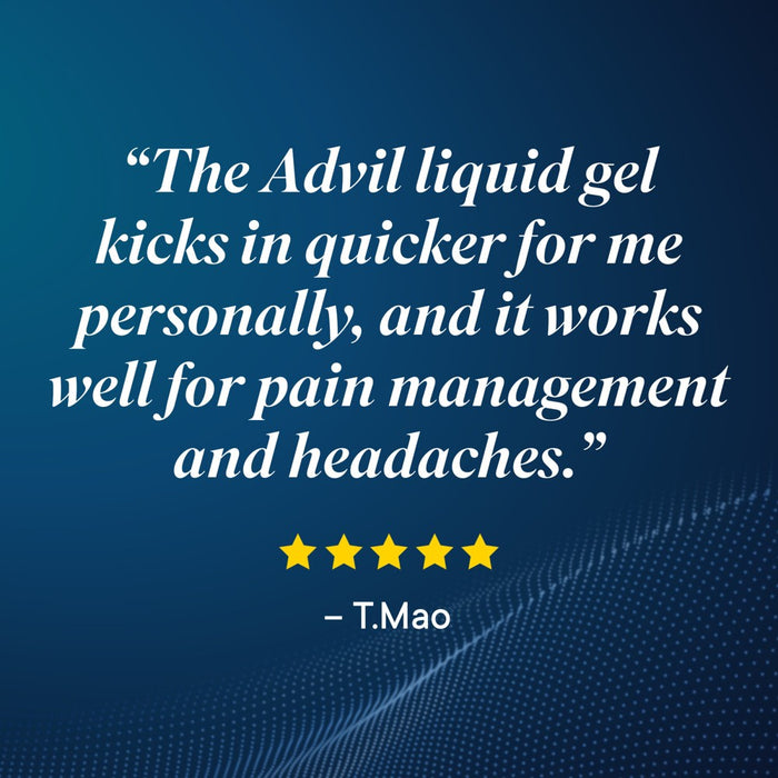 Advil Liqui-Gel Minis Pain Reliever & Fever Reducer Gelcaps - Ibuprofen (NSAID) - 80ct