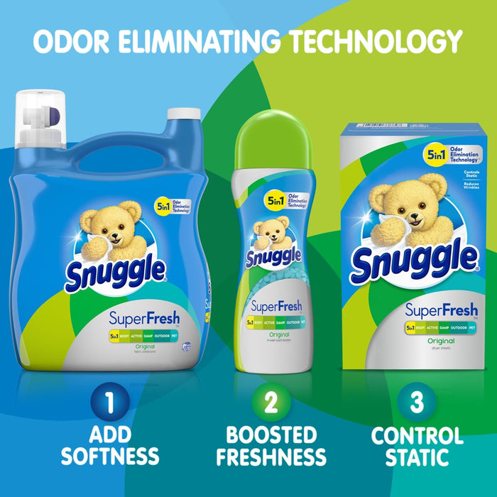 Snuggle Plus Liquid SuperFresh Fabric Softener - 89 fl oz