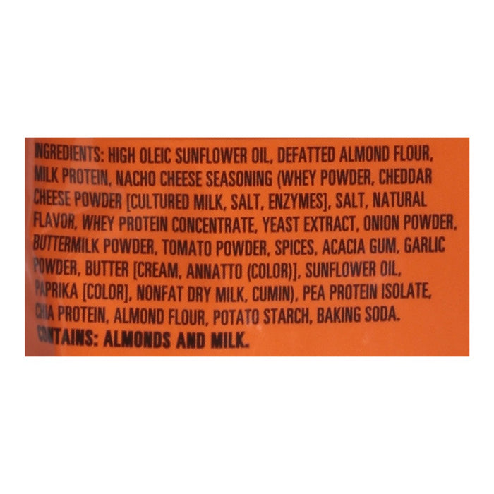 Hilo Life Nacho Cheese Almond Flour Tortilla Chips - Case of 12/1 oz