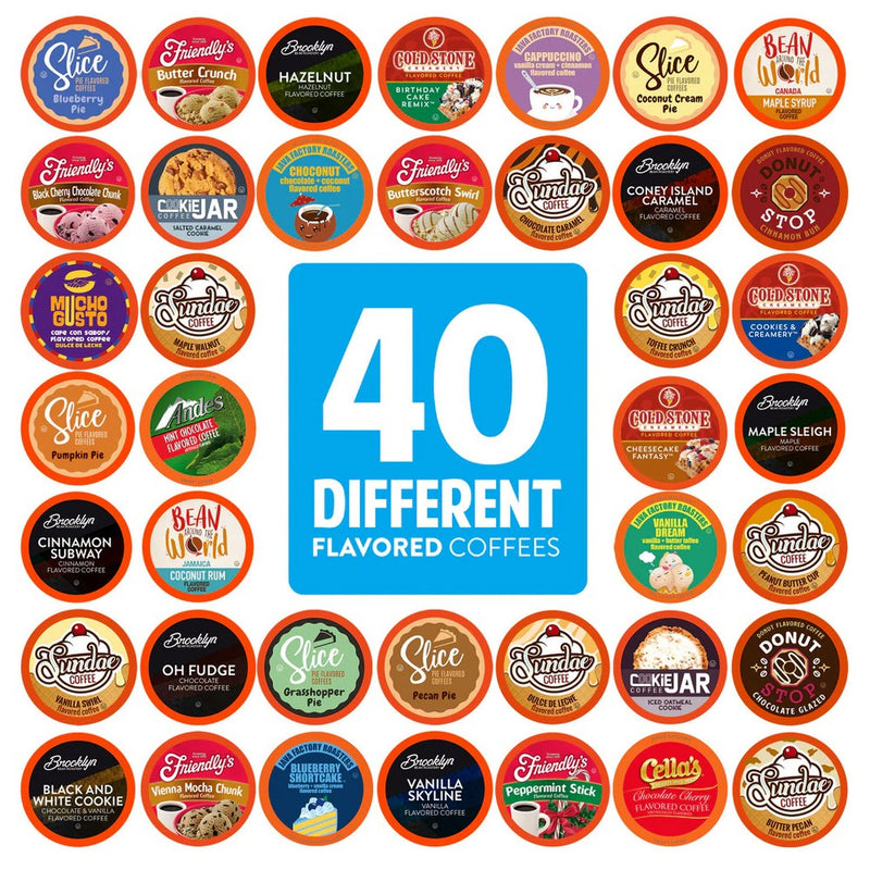 Two Rivers Flavored Coffee Pods Variety Pack