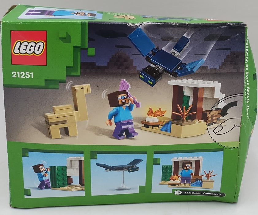 LEGO Minecraft Steve's Desert Expedition Building Toy 21251 *SEE DETAILS*