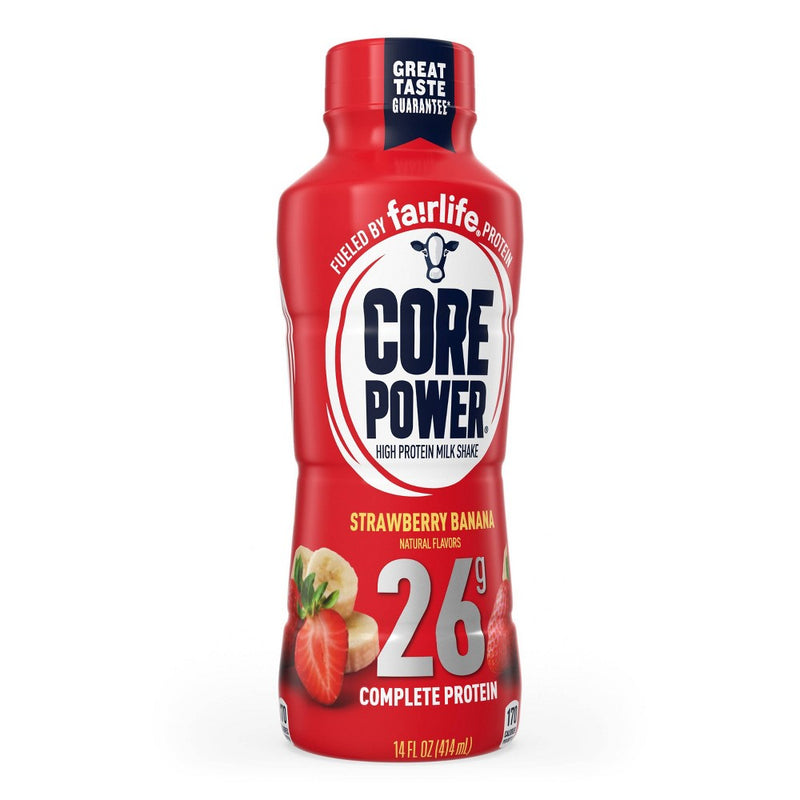 Core Power Strawberry Banana 26G Protein Shake - 14 fl oz Bottle