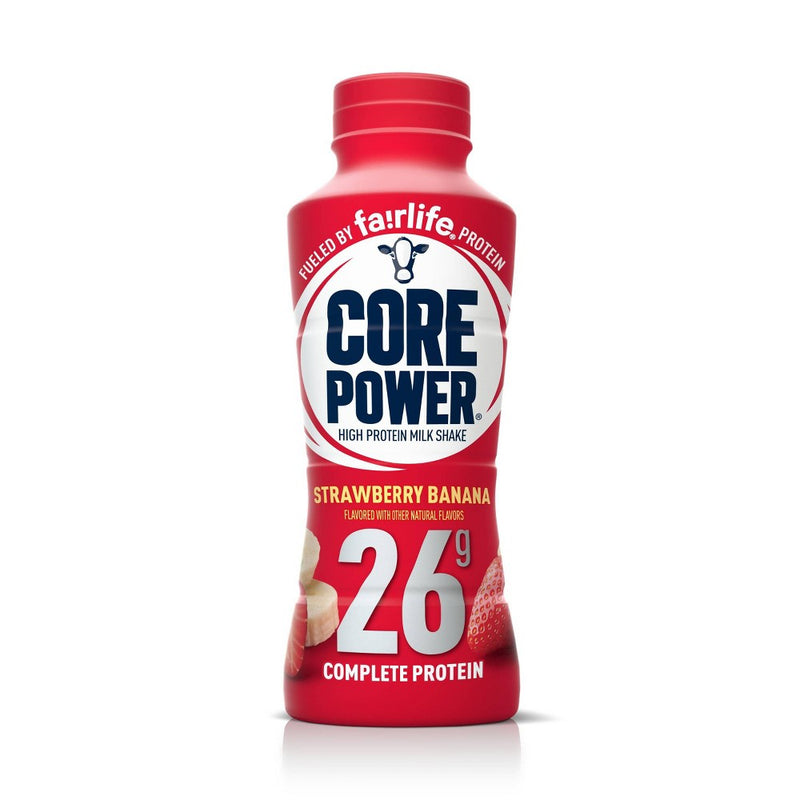 Core Power Strawberry Banana 26G Protein Shake - 14 fl oz Bottle