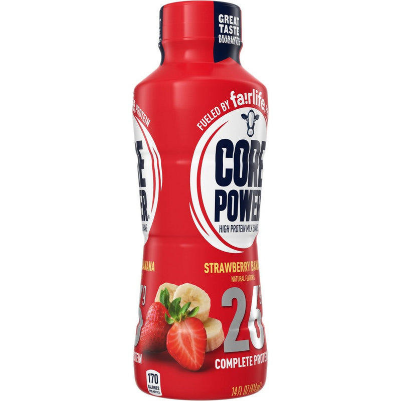 Core Power Strawberry Banana 26G Protein Shake - 14 fl oz Bottle