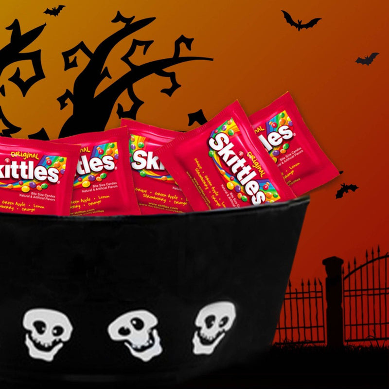 SKITTLES Original Chewy Candy Fun Size Halloween Candy - 10.72oz