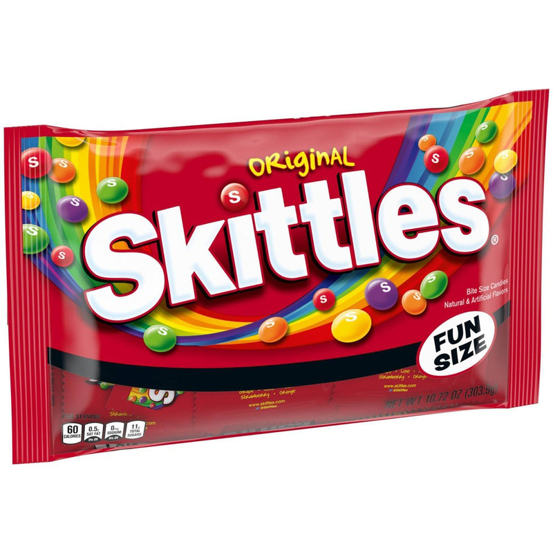 SKITTLES Original Chewy Candy Fun Size Halloween Candy - 10.72oz