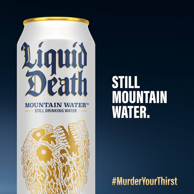 Liquid Death 100% Mountain Water - 8pk/19.2 fl oz Cans