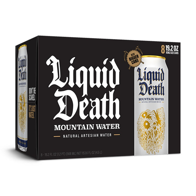 Liquid Death 100% Mountain Water - 8pk/19.2 fl oz Cans