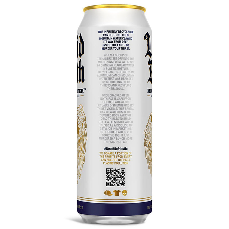 Liquid Death 100% Mountain Water - 8pk/19.2 fl oz Cans