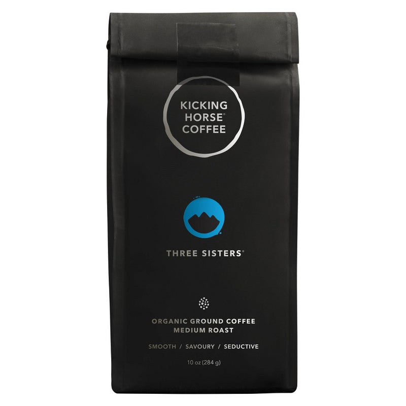 Kicking Horse Coffee Three Sisters Medium Roast Fair Trade Certified Organic Ground Coffee - 10oz
