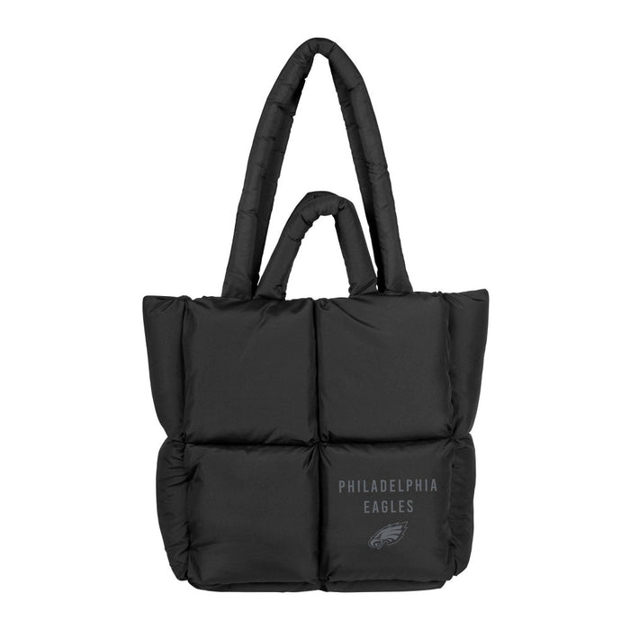 NFL Philadelphia Eagles Black Puff Tote Bag