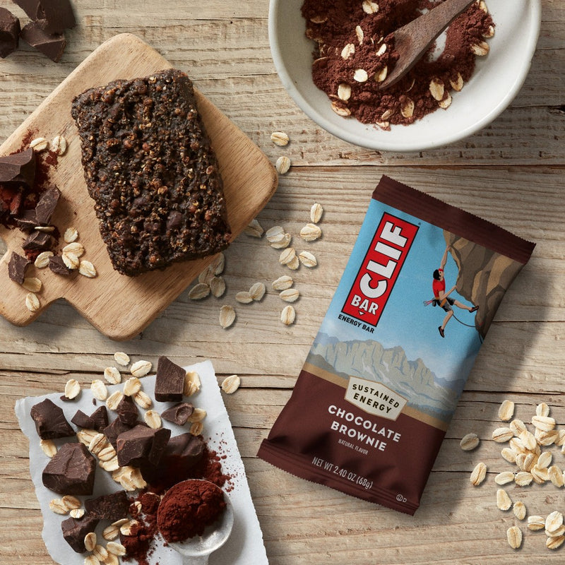CLIF Bar Chocolate Brownie Energy Bars - 12ct