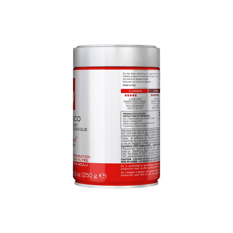 Illy Classico Medium Roast Ground Drip Coffee - 8.8oz