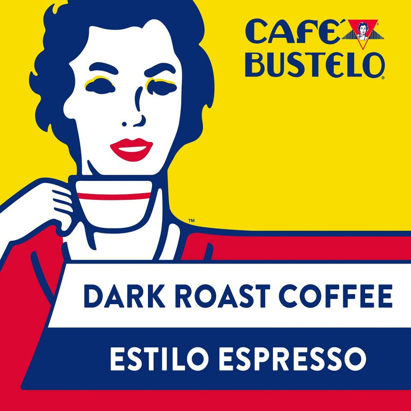 Cafe Bustelo Espresso Dark Roast Coffee Pods - 24ct