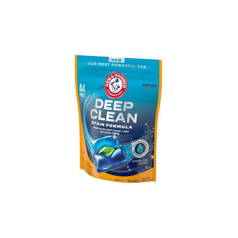 Arm & Hammer Deep Clean Stain Unit Dose Detergent - 44ct