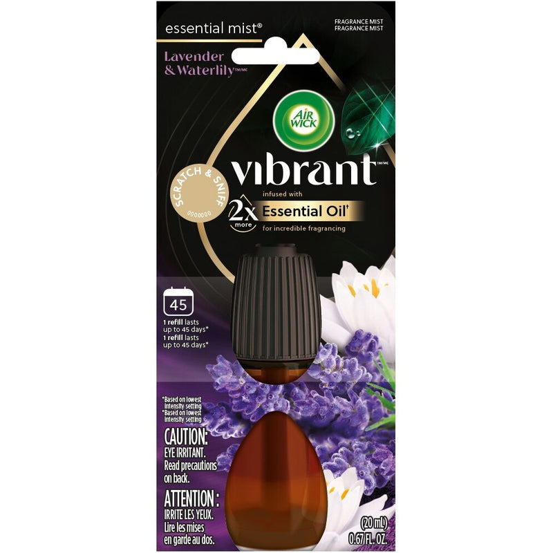 Air Wick Vibrant Essential Mist - Lavender & Waterlily - 0.67 fl oz