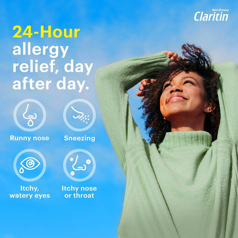 Claritin Allergy Relief 24 Hour Non-Drowsy Loratadine Liquid Gel - 10ct EXP:01/2027