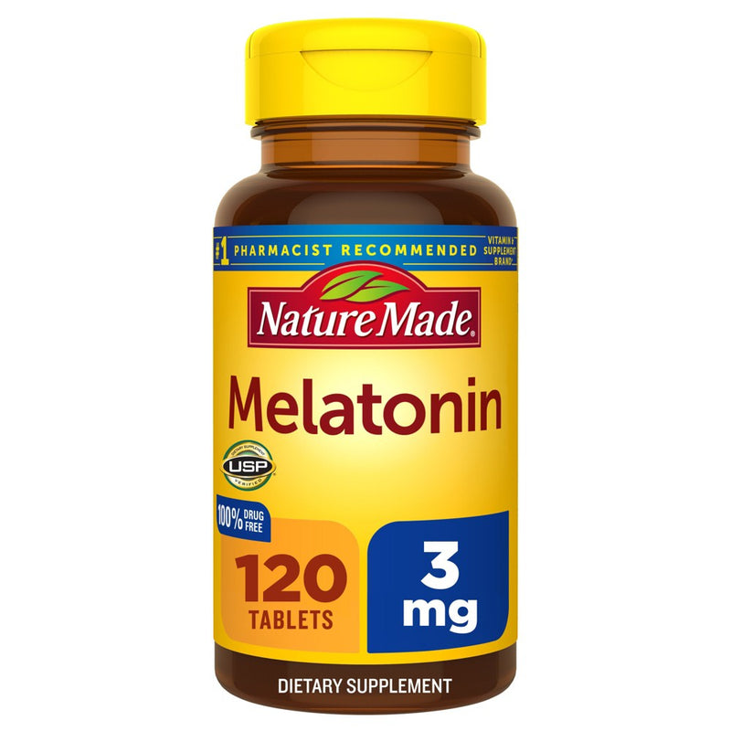 Nature Made Melatonin 3mg Tablets - 120ct - EXP: 2027