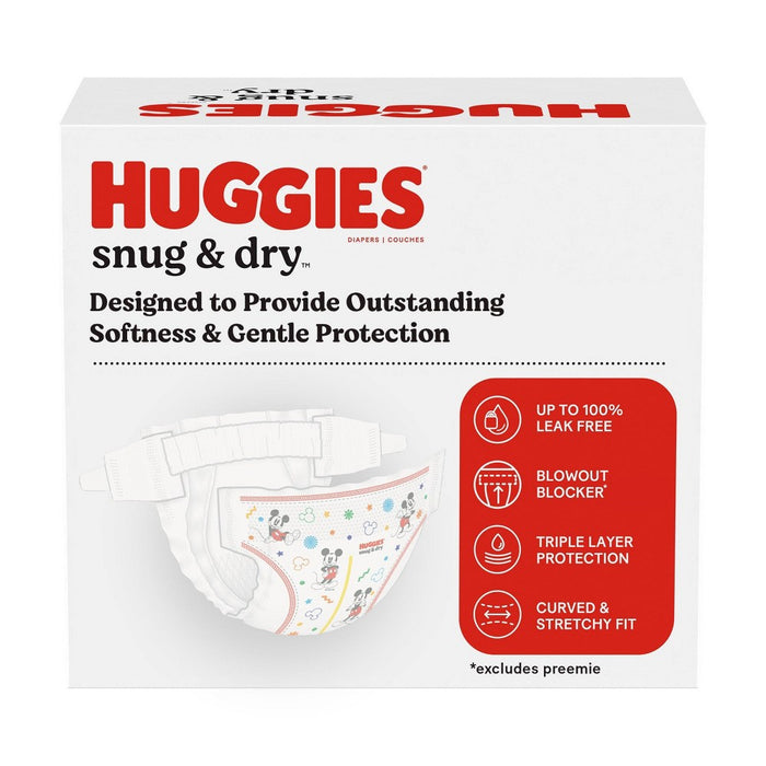 Huggies Snug & Dry Baby Disposable Diapers Huge Pack - Size 7 - 70ct