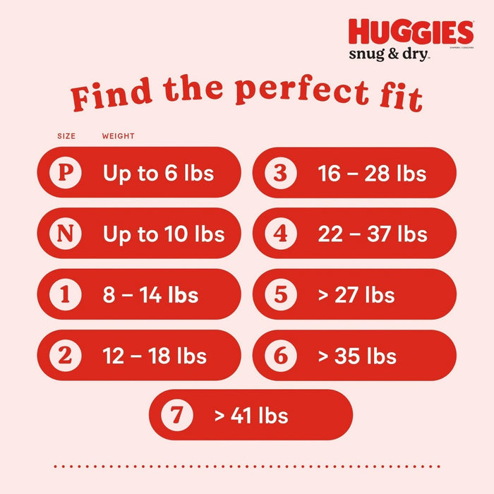 Huggies Snug & Dry Baby Disposable Diapers Huge Pack - Size 7 - 70ct