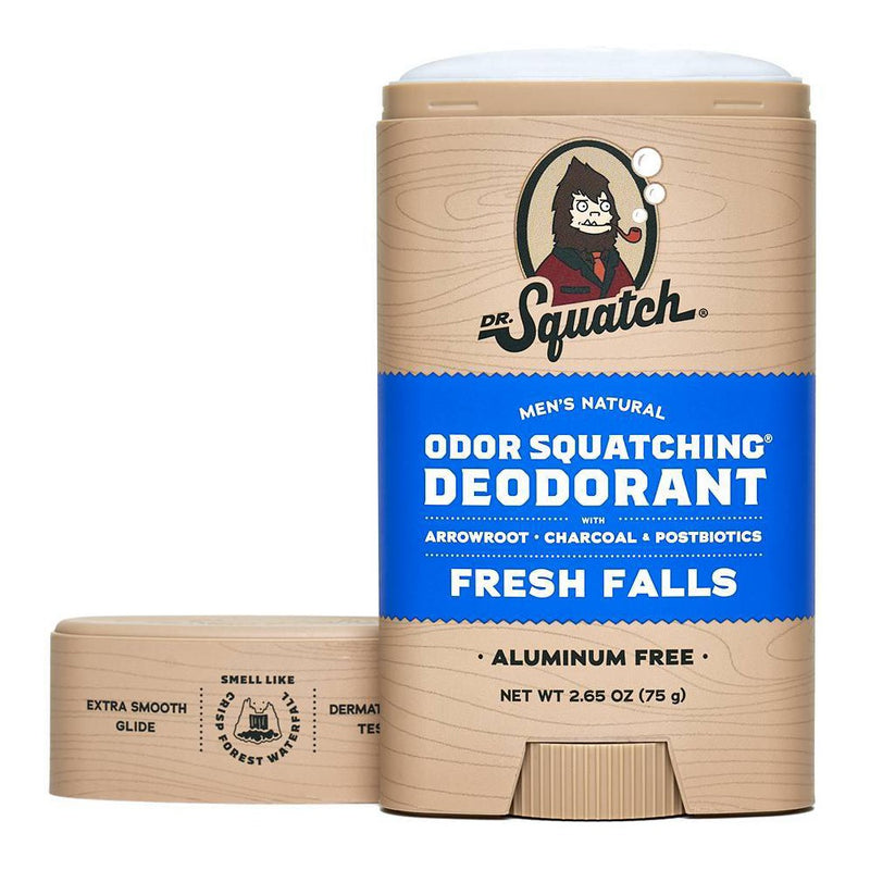 DR. SQUATCH Men's Natural Deodorant - Fresh Falls - 2.65oz