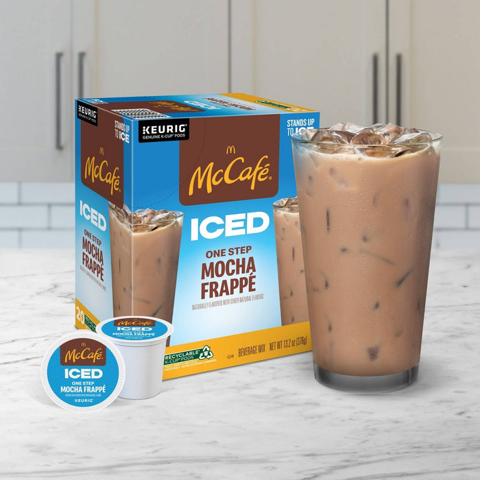 Keurig McCafe ICED One Step Mocha Frappe Medium Roast K-Cup Pods - 20ct