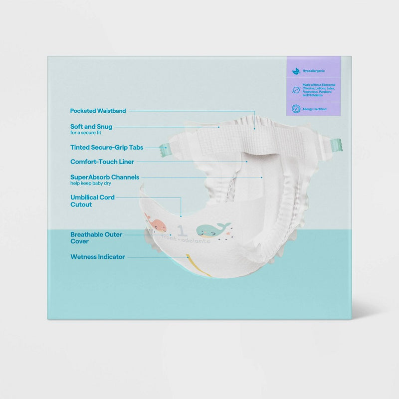 Disposable Diapers - Size 1 - 168ct - up&up