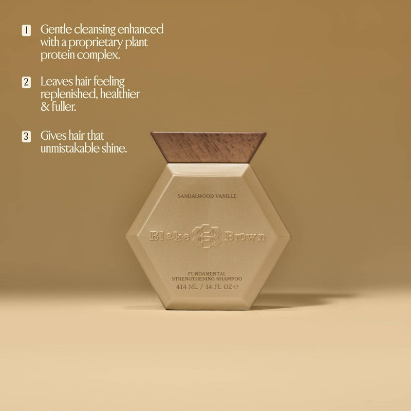 Blake Brown Sandalwood Vanille Fundamental Strengthening Shampoo - 14 fl oz