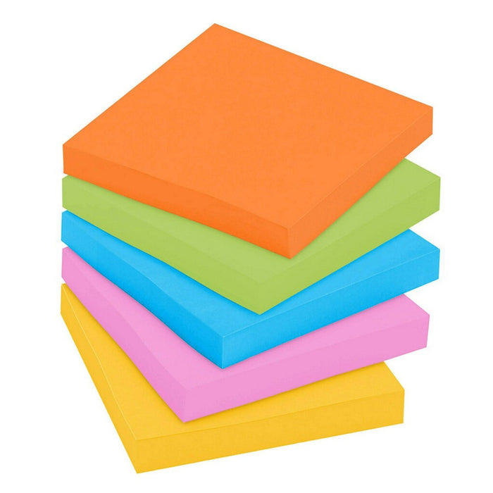 Post-it Super Sticky Notes, 3 in. x 3 in., Energy Boost Collection, 12 Pads/Pack