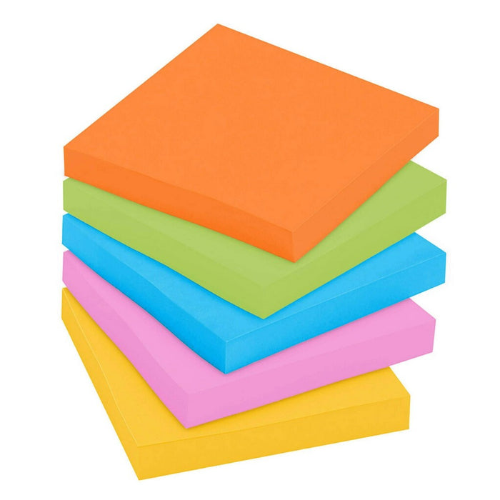 Post-it Super Sticky Notes, 3 in. x 3 in., Energy Boost Collection, 12 Pads/Pack