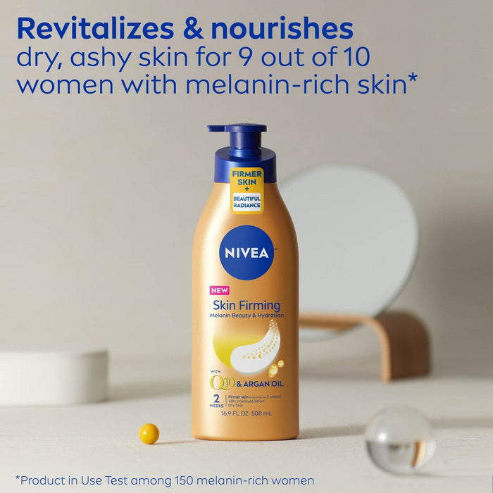 NIVEA Q10 Skin Firming Melanin Beauty & Hydration Body Lotion - 16.9 fl oz