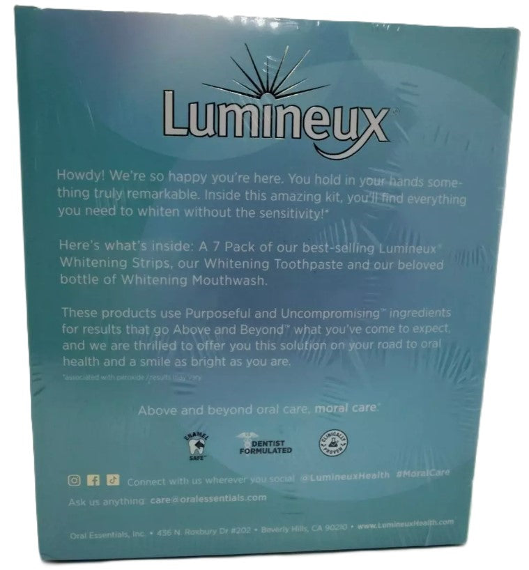 Lumineux Above & Beyond Oral Care Whitening Kit - 11.8oz EXP 5/25