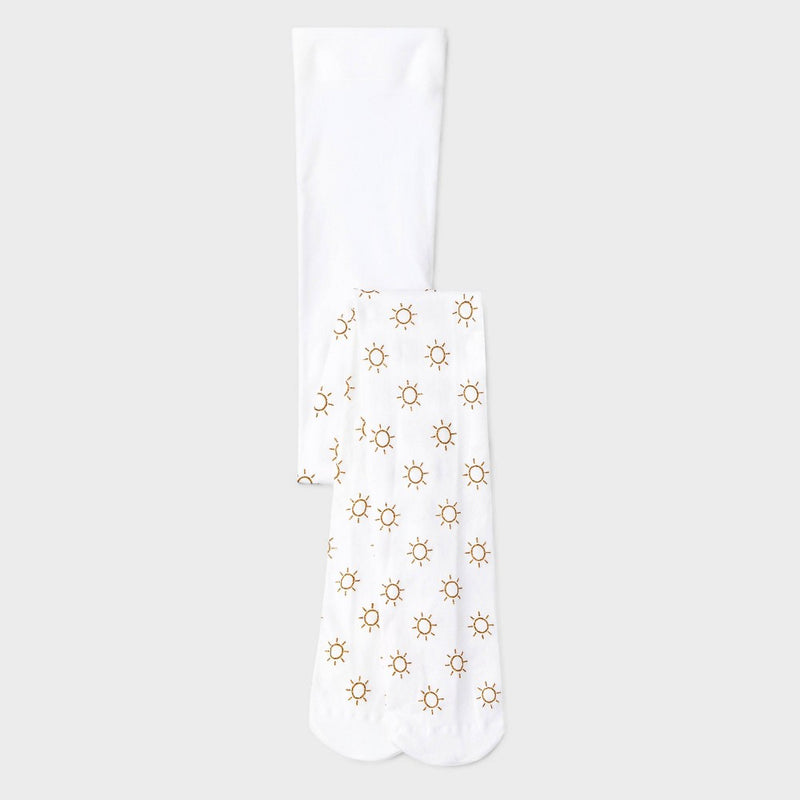 Girls' 'Sun' Nylon Tights - Cat & Jack White L