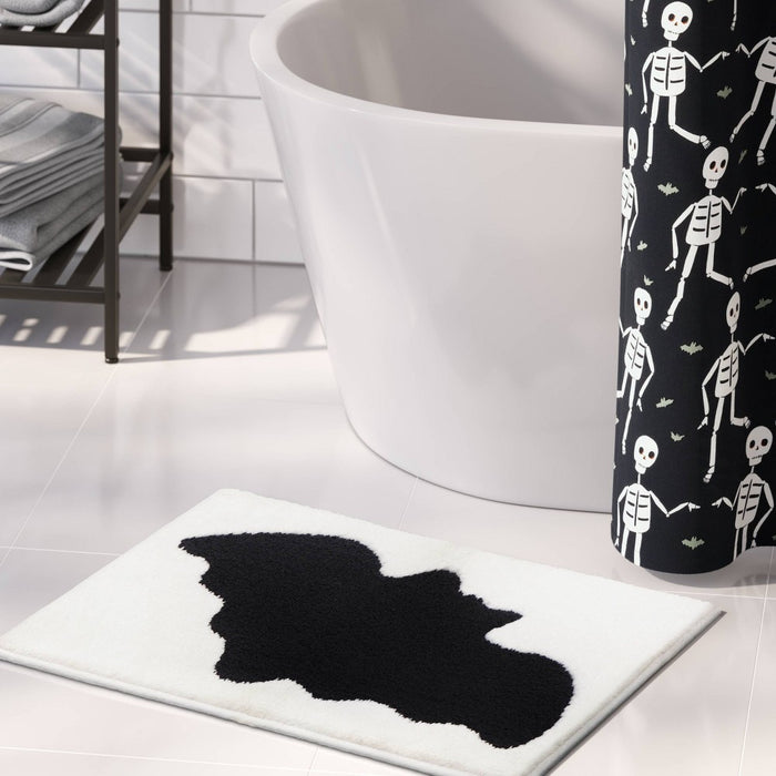 Halloween Bat Bath Rug Cream - Hyde & EEK! Boutique