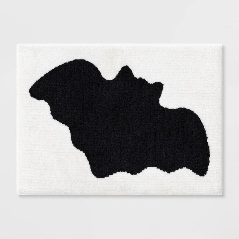Halloween Bat Bath Rug Cream - Hyde & EEK! Boutique