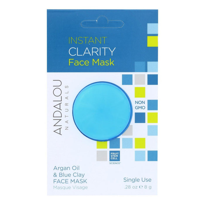 Andalou Naturals Argan Oil & Blue Clay Instant Clarity Face Mask