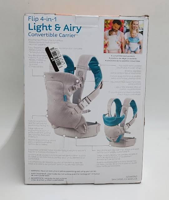 Infantino Flip 4-In-1 Convertible Baby Carrier - Teal