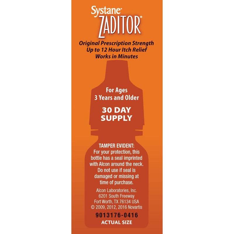 Zaditor Eye Itch Relief Drops - 0.17 fl oz