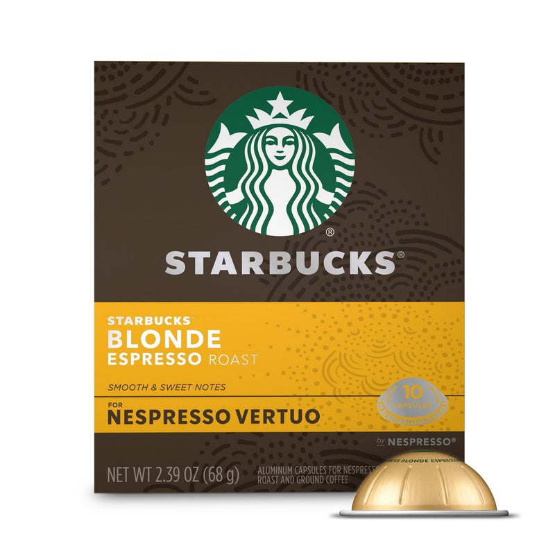 Starbucks by NespressoVertuoLine Pods Light Roast Coffee Blonde Espresso Roast - 10ct