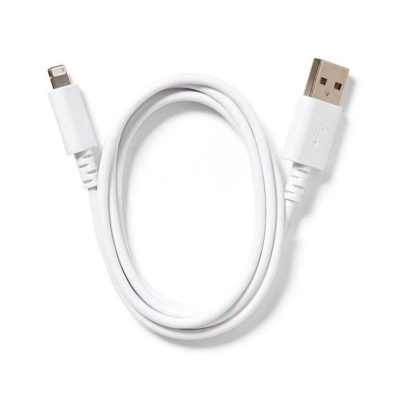 3' Lightning to USB-A Charging Cable - dealworthy White