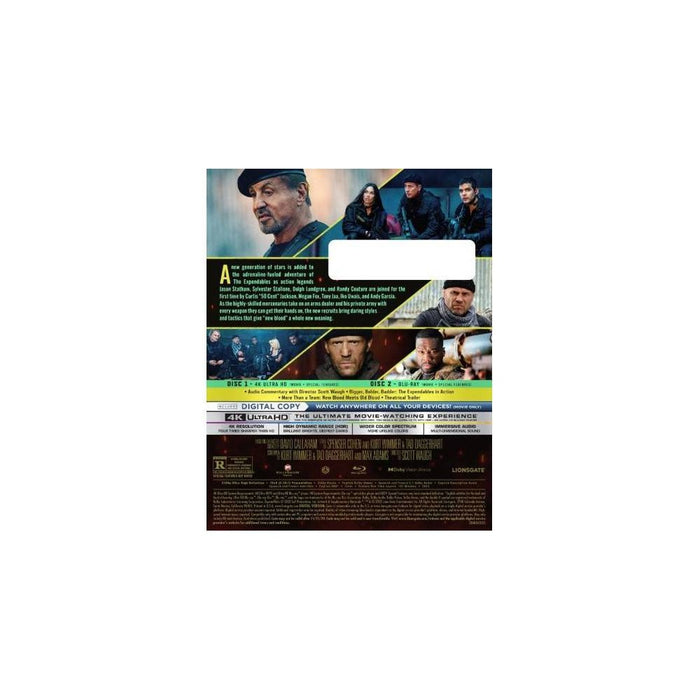 The Expendables (4K/UHD + Blu-ray + Digital) *ADD 3 TO YOUR CART & 1 IS FREE!*