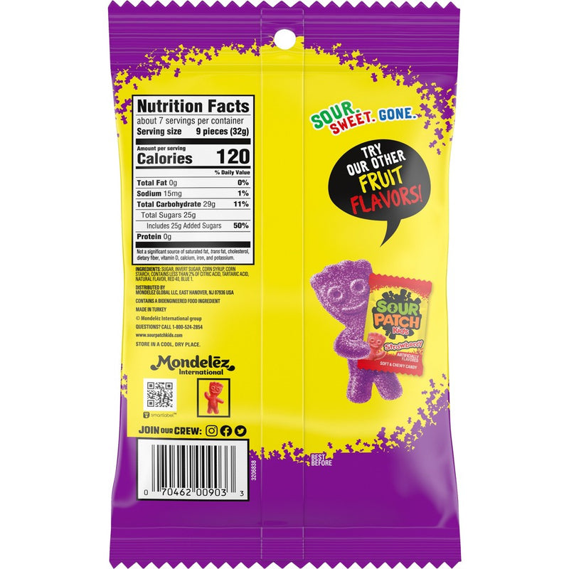 Sour Patch Kids Grape - 8oz
