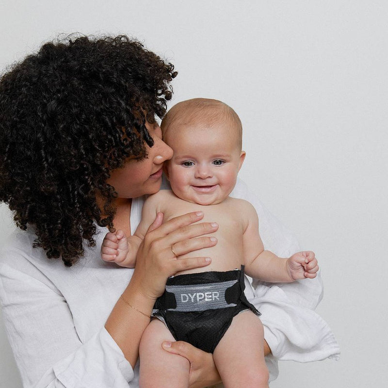 DYPER Charcoal Enhanced Diapers - Size 1 - 68ct