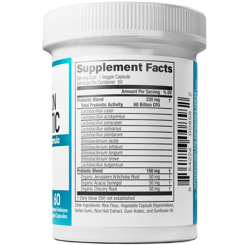 Physician's Choice 60 Billion Probiotic with Prebiotic Capsules - 60ct.EXP 12/26