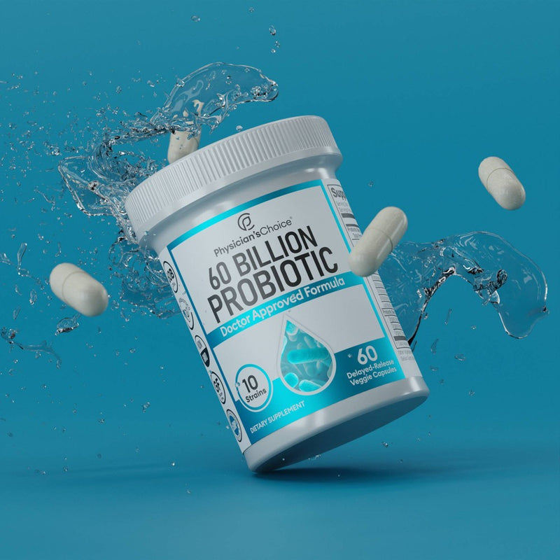 Physician's Choice 60 Billion Probiotic with Prebiotic Capsules - 60ct.EXP 12/26